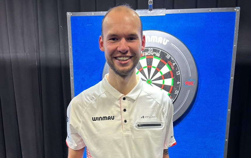 Tim Wolters, Dart Profi bei der Weezer Darts Party 2025