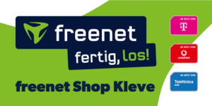 Logo Freenet Shop in Kleve, Partner der Weezer Darts Party 2025.
